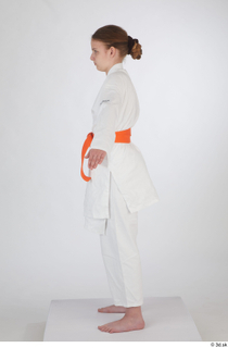 Selin dressed jiu-jitsu kimono sports standing whole body 0011.jpg